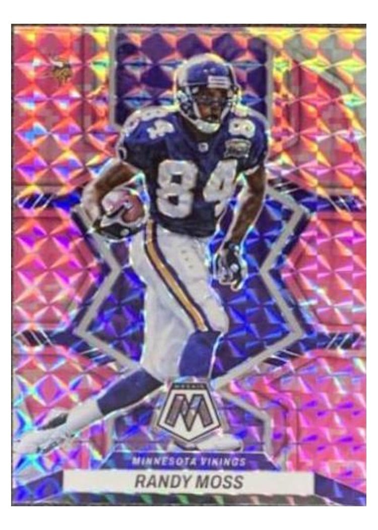 2022 Panini Mosaic Base Set Randy Moss #132 card