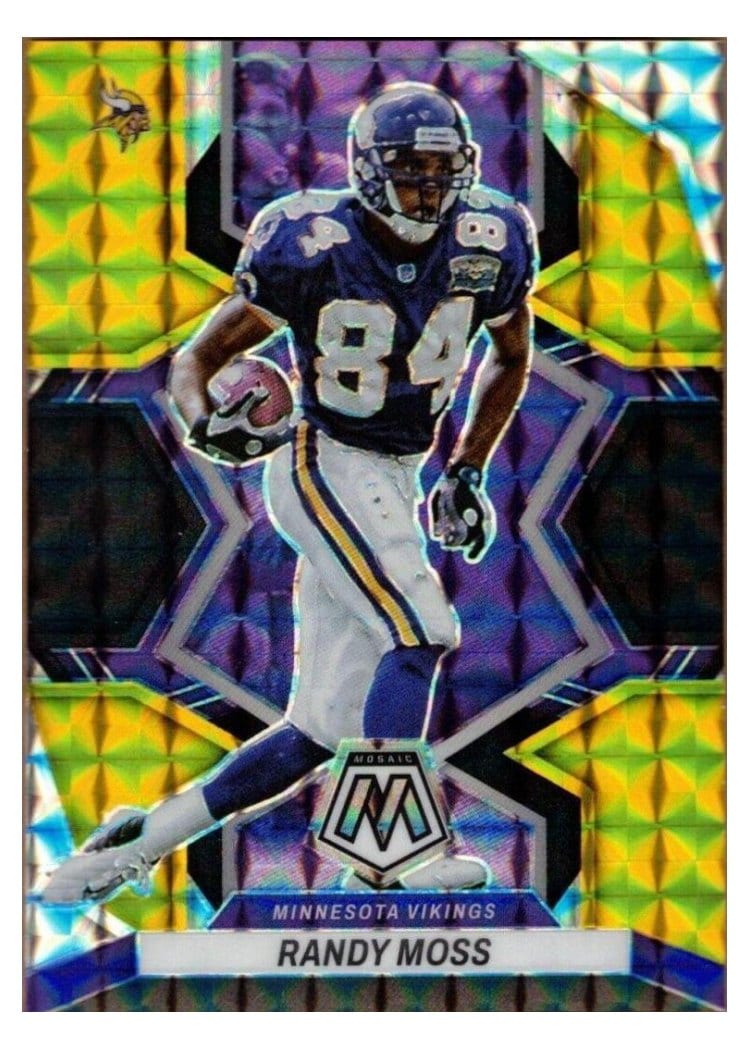 2022 Panini Mosaic Base Set Randy Moss #132 card