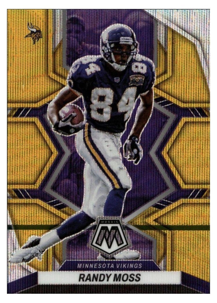 2022 Panini Mosaic Base Set Randy Moss #132 card