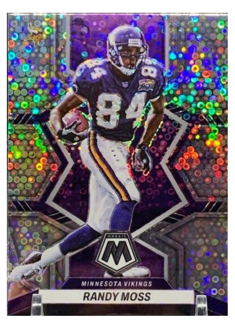 2022 Panini Mosaic Base Set Randy Moss #132 card