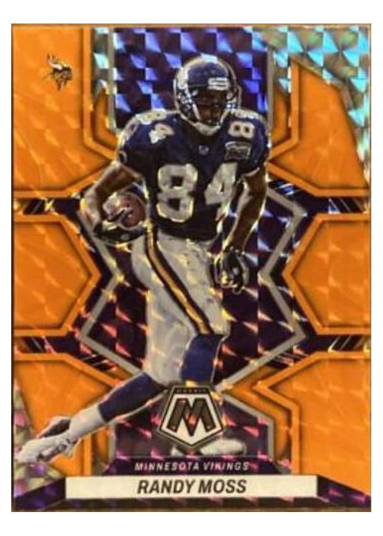 2022 Panini Mosaic Base Set Randy Moss #132 card