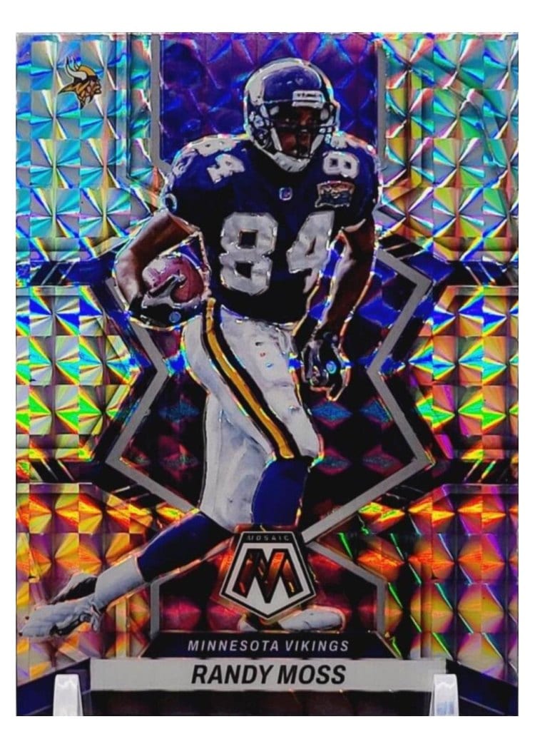 2022 Panini Mosaic Base Set Randy Moss #132 card