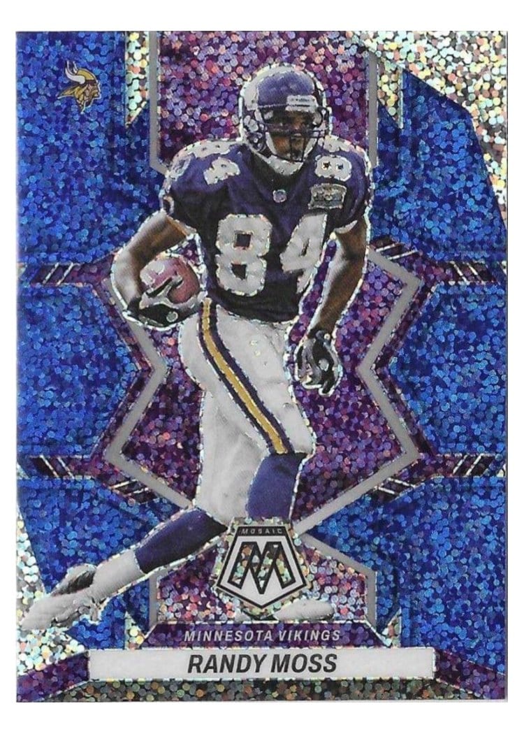 2022 Panini Mosaic Base Set Randy Moss #132 card