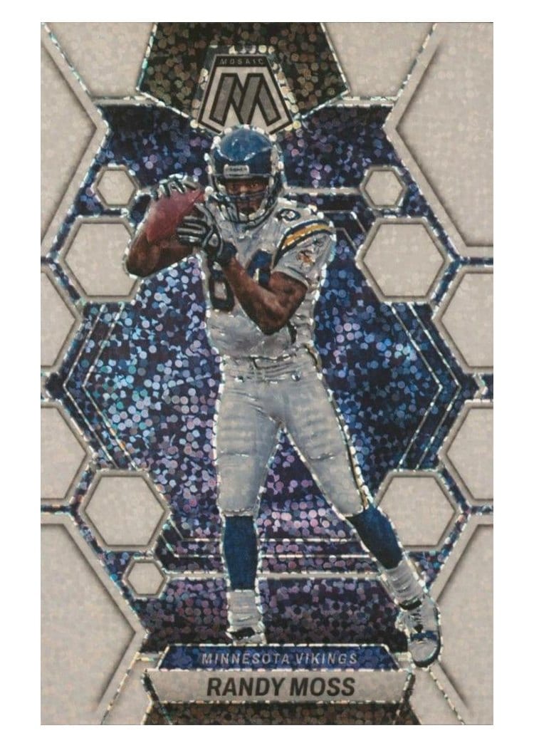 2023 Panini Mosaic Base Set Randy Moss #155 card