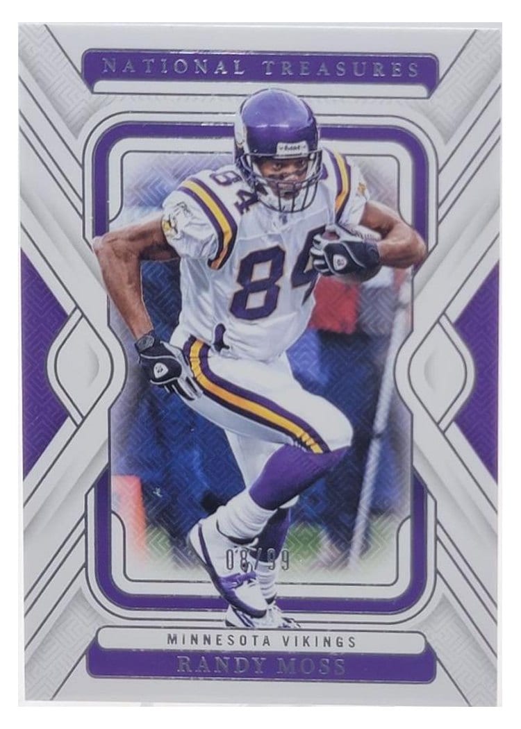 2024 Panini National Treasures Base Set Randy Moss #66 card