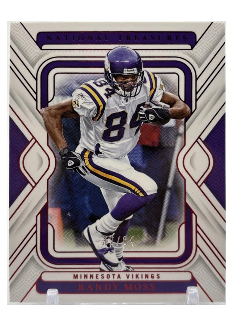 2024 Panini National Treasures Base Set Randy Moss #66 card