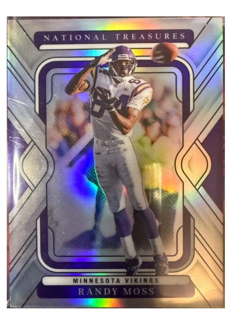 2024 Panini National Treasures Base Set Randy Moss #66 card