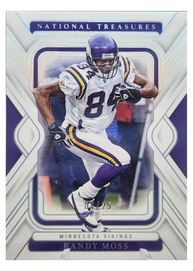 2024 Panini National Treasures Base Set Randy Moss #66 card