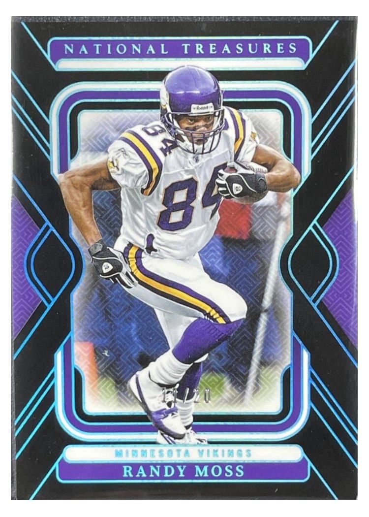 2024 Panini National Treasures Base Set Randy Moss #66 card