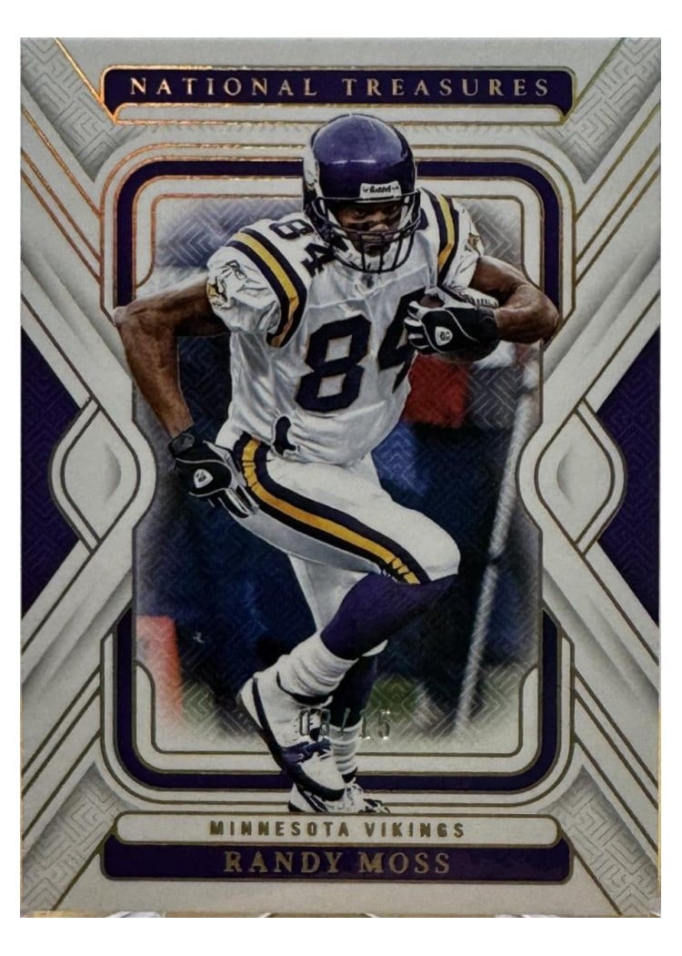 2024 Panini National Treasures Base Set Randy Moss #66 card