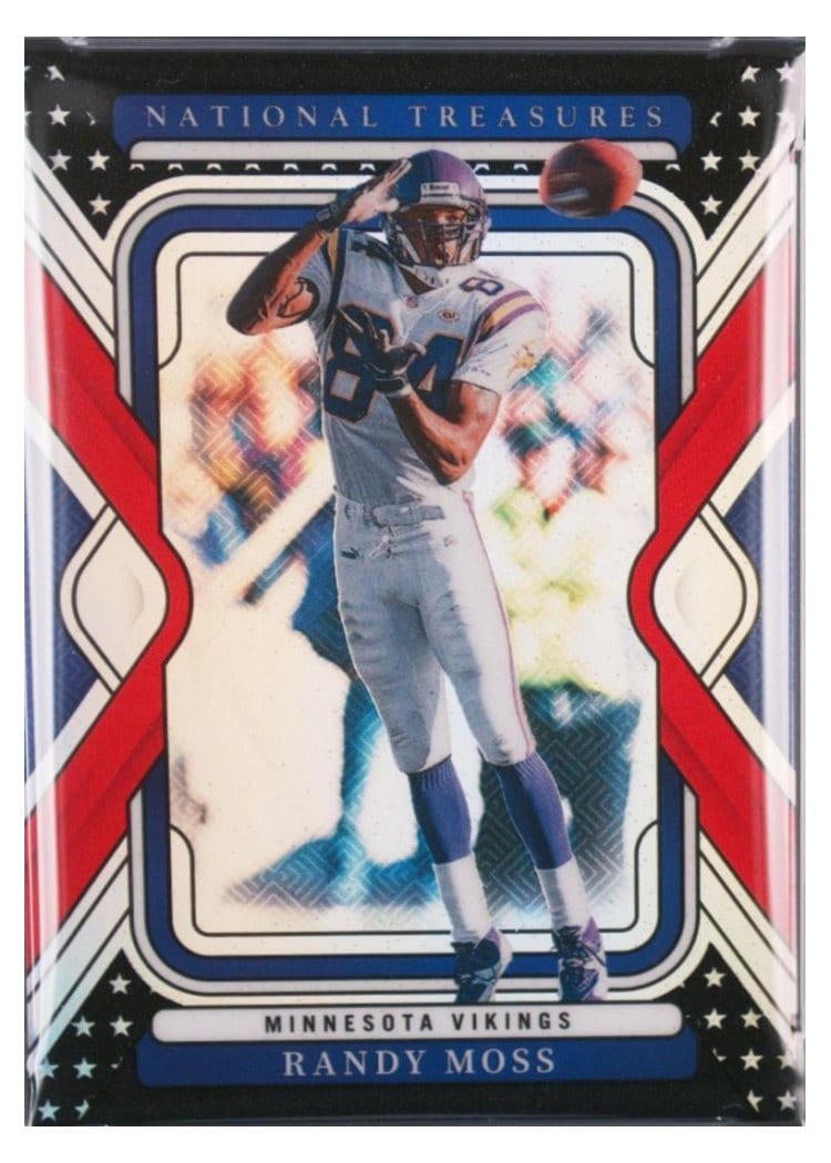 2024 Panini National Treasures Base Set Randy Moss #66 card