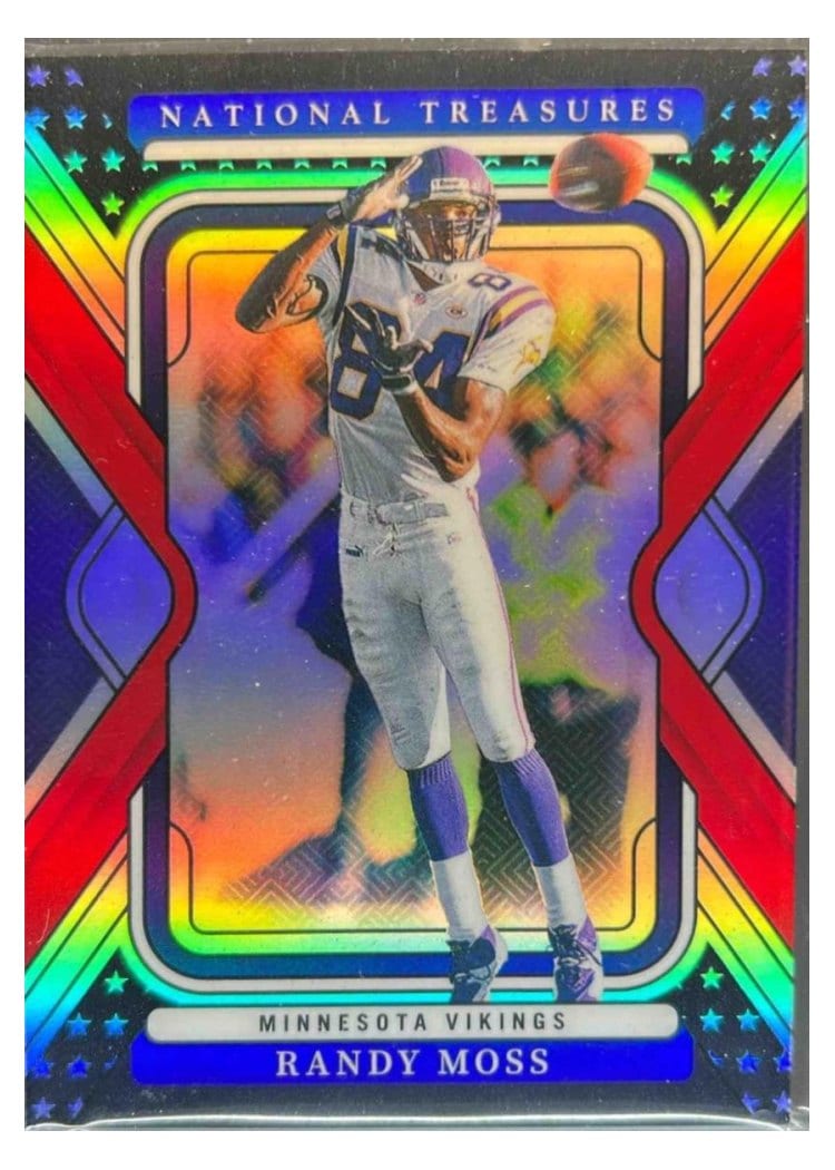 2024 Panini National Treasures Base Set Randy Moss #66 card
