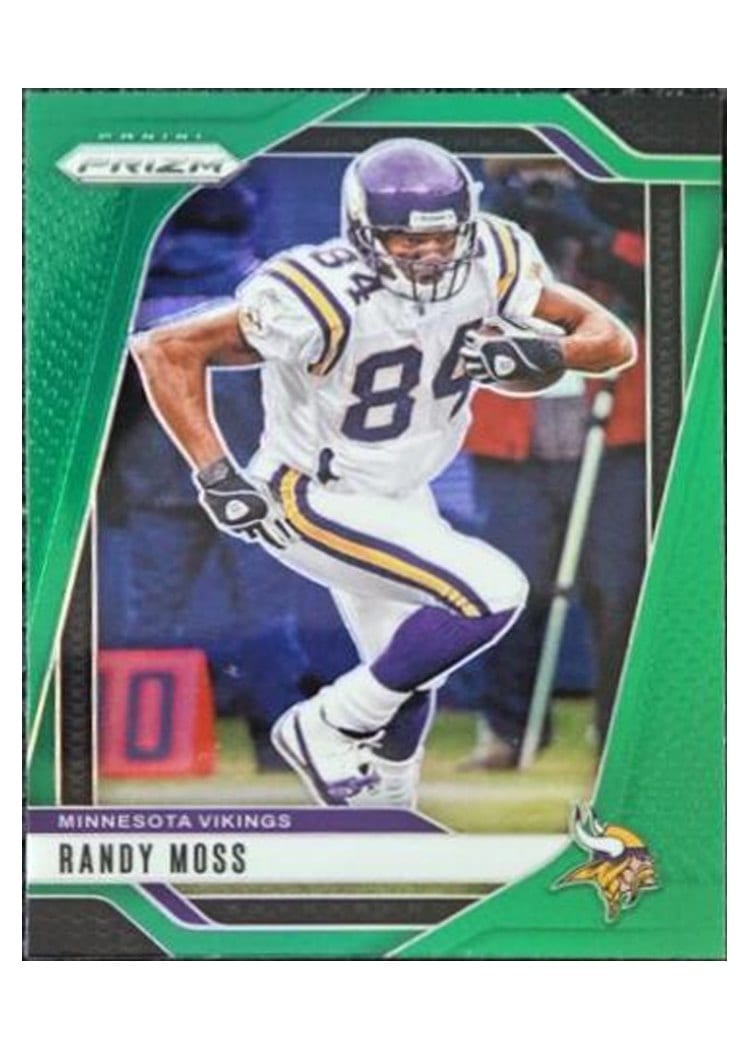 2024 Panini Prizm Base Set Randy Moss Green #192 card