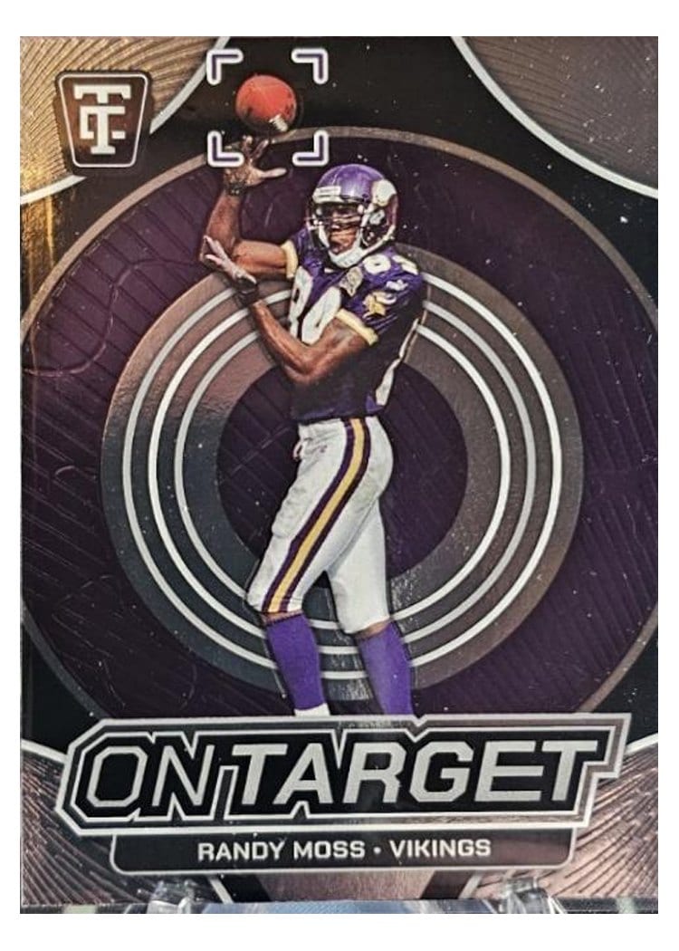2024 Panini Totally Certified On Target Randy Moss #17 card