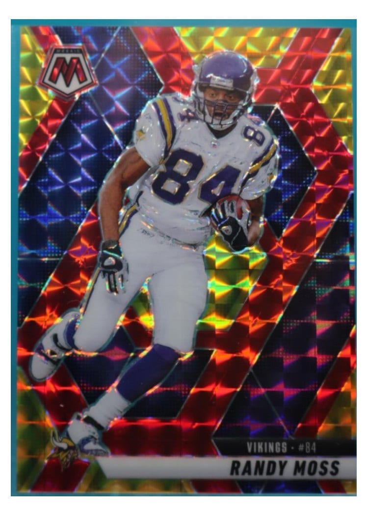 2025 Panini Mosaic Base Set Randy Moss #134 card