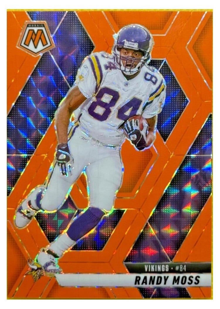 2025 Panini Mosaic Base Set Randy Moss #134 card