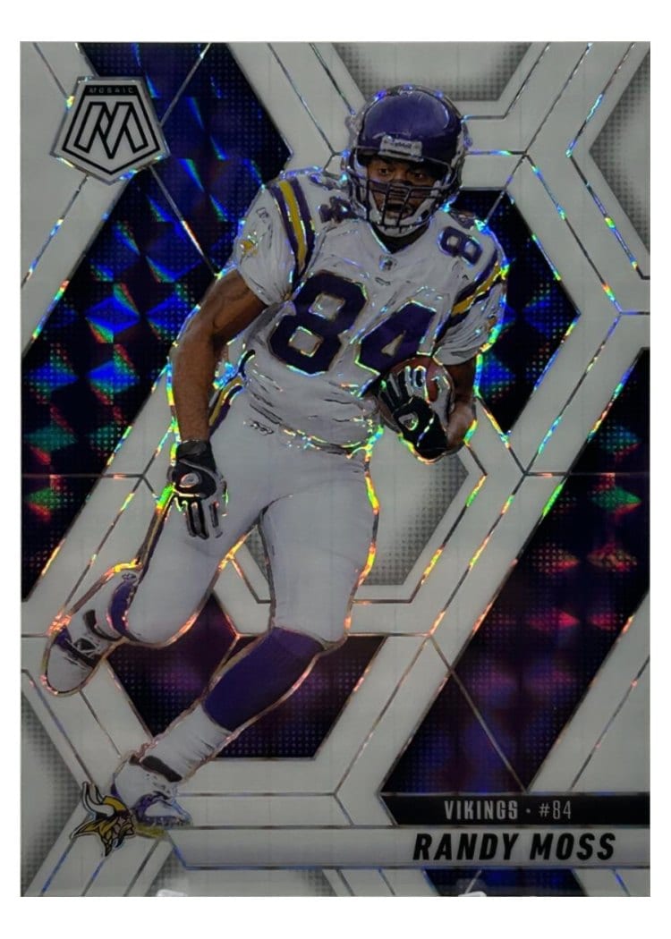 2025 Panini Mosaic Base Set Randy Moss #134 card