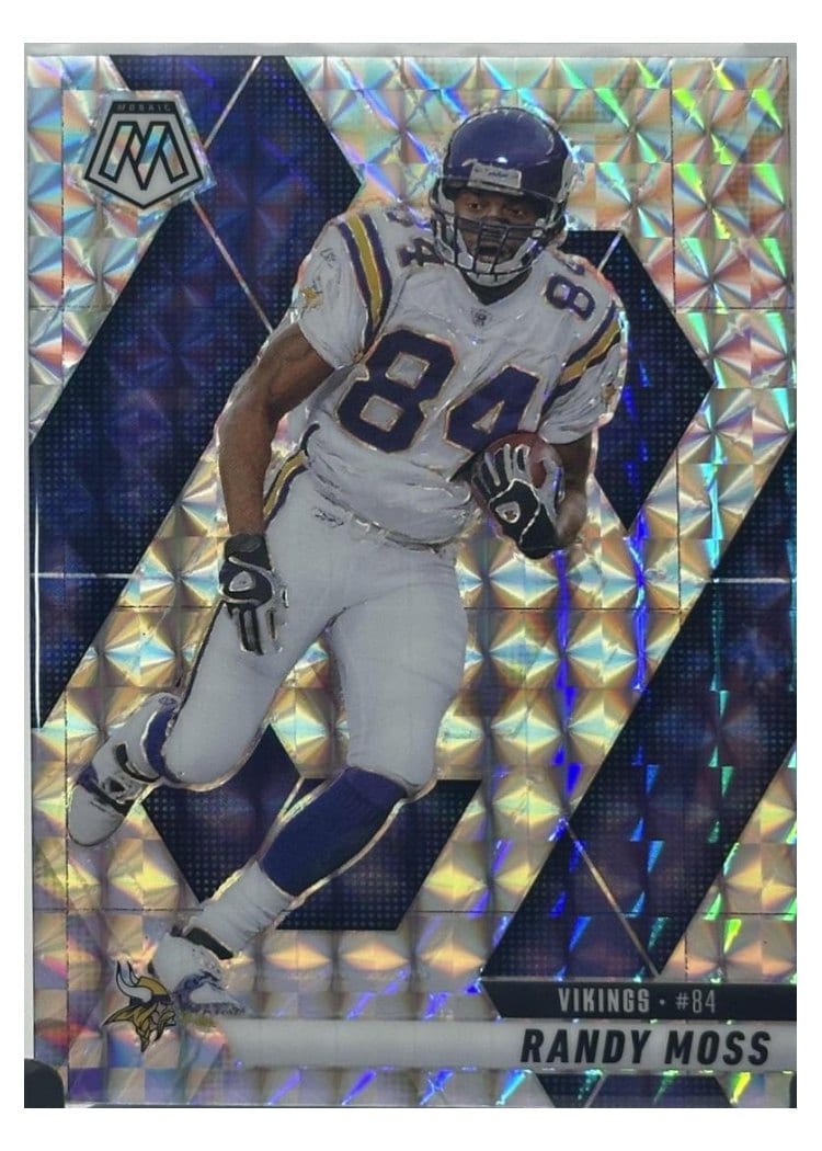 2025 Panini Mosaic Base Set Randy Moss #134 card