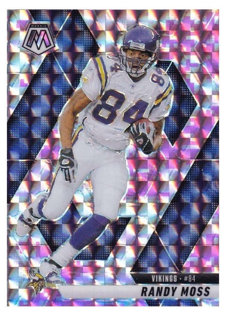 2025 Panini Mosaic Base Set Randy Moss #134 card