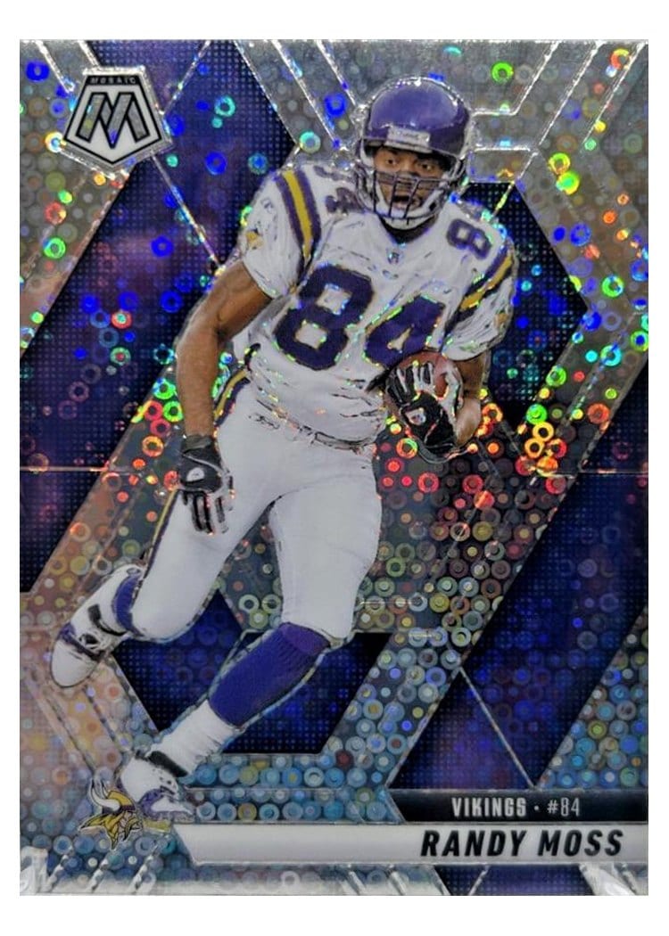2025 Panini Mosaic Base Set Randy Moss #134 card