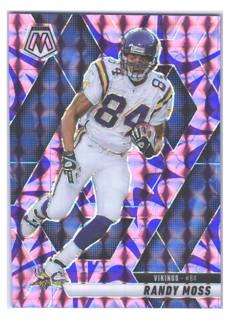2025 Panini Mosaic Base Set Randy Moss #134 card
