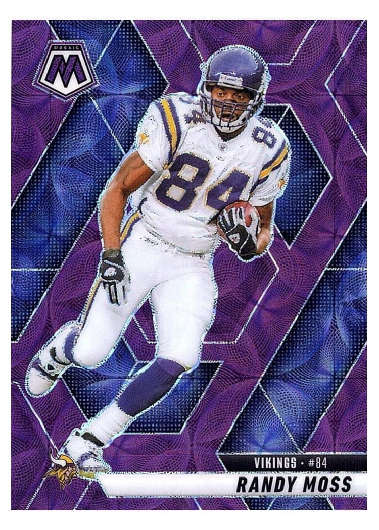 2025 Panini Mosaic Base Set Randy Moss #134 card