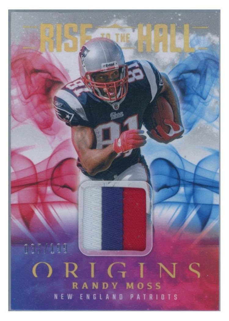 2025 Panini Origins Rise to the Hall Relics Randy Moss #22 card