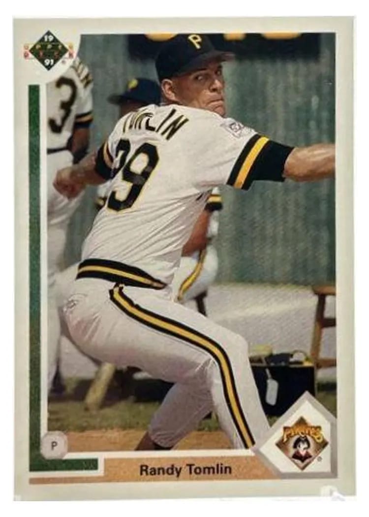 1991 Upper Deck Final Edition Randy Tomlin #76F card