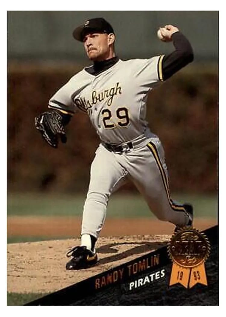 1993 Leaf Randy Tomlin #24 card