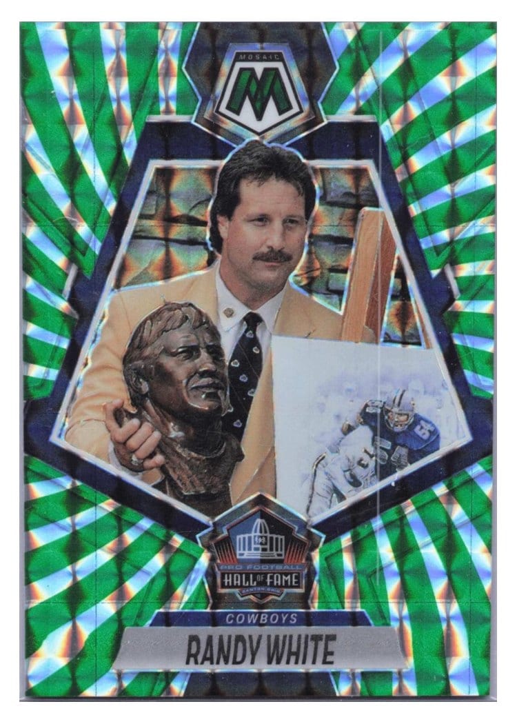 2023 Panini Mosaic Base Set Randy White Green Swirl #276 card