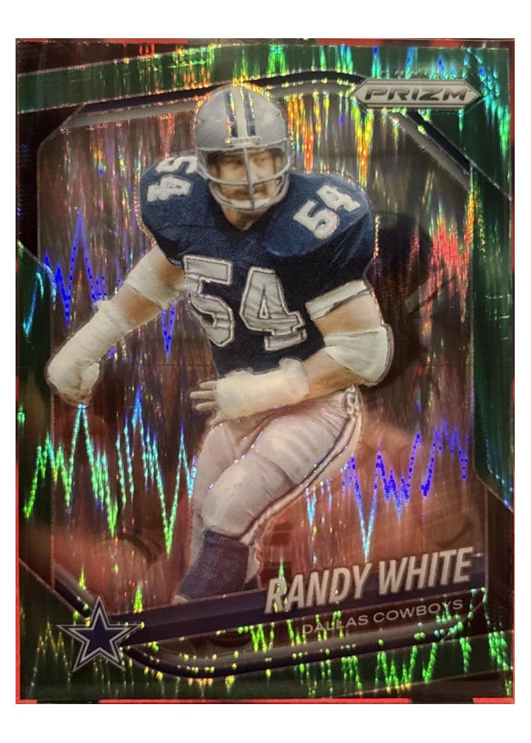 2025 Panini Prizm Base Set Randy White Green Flash #128 card