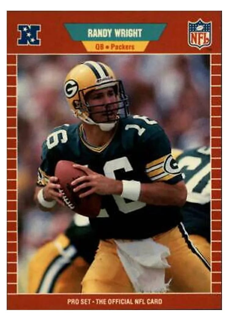 1989 Pro Set Randy Wright #138 card