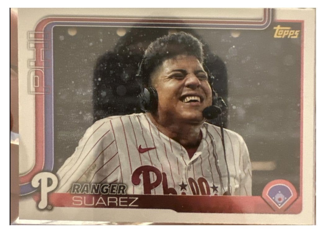 2025 Topps Base Set Ranger Suárez #56 card