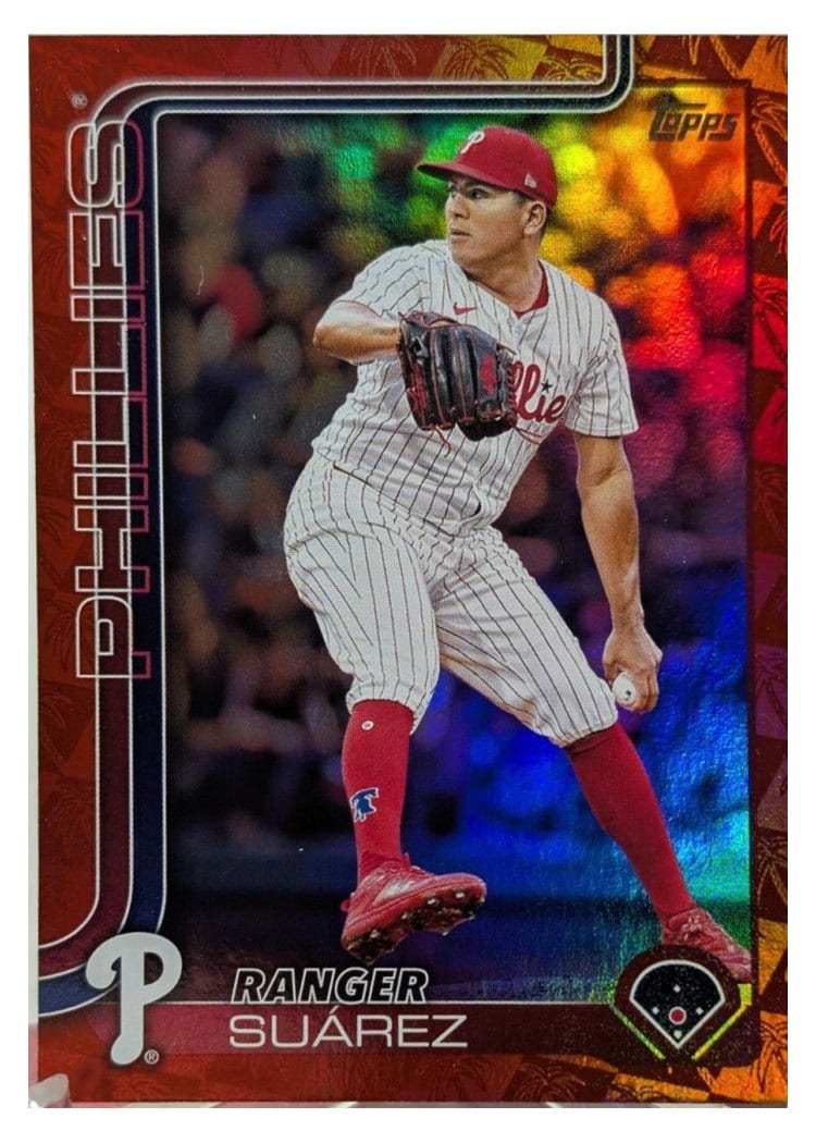 2025 Topps Base Set Ranger Suárez #56 card