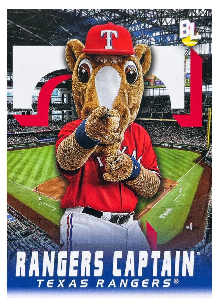2023 Topps Big League Mascots Rangers Captain #M-20 card