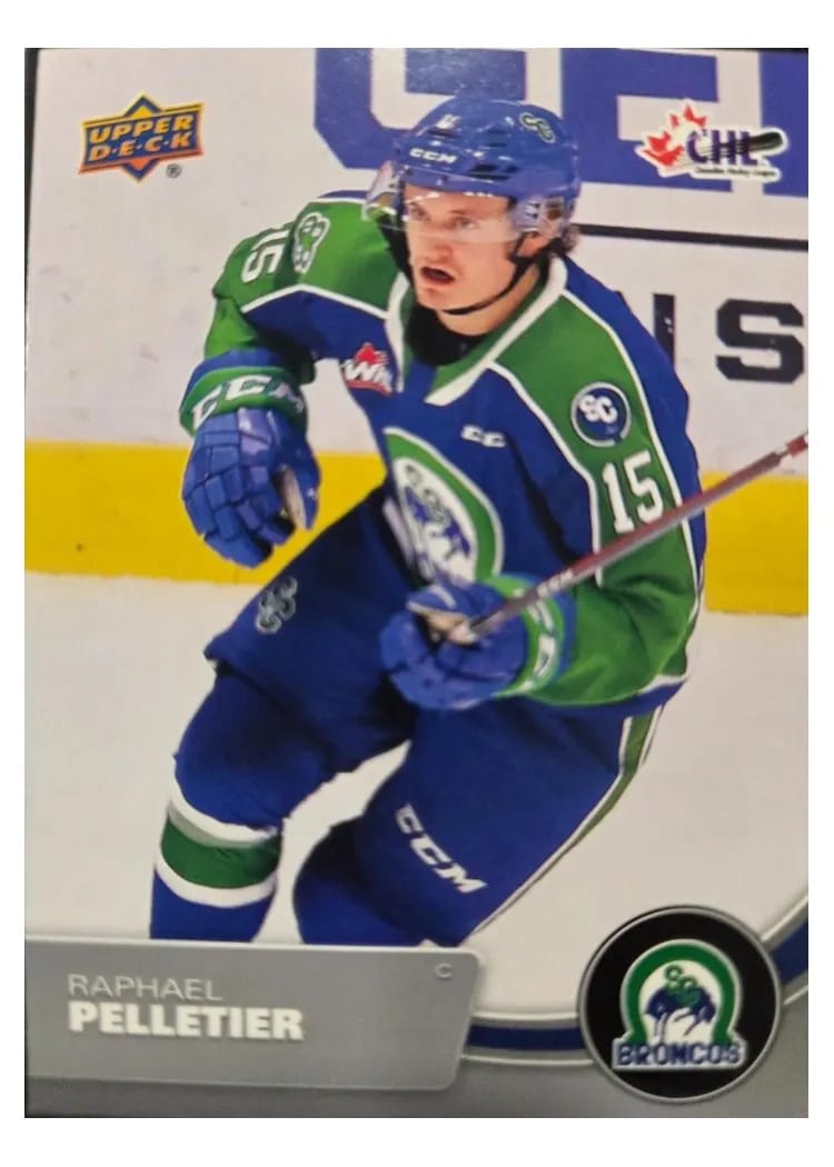 2021 Upper Deck CHL Raphael Pelletier #183 card