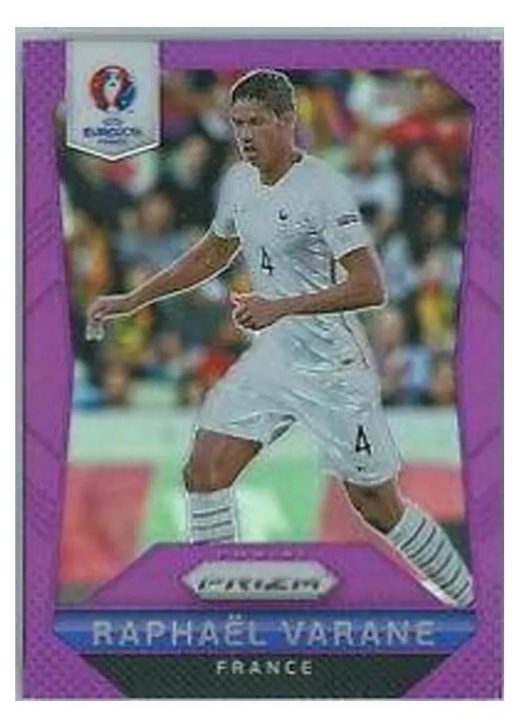 2016 Panini Prizm UEFA Raphael Varane #6 card