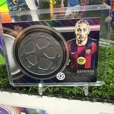 2025-26 Topps UEFA Club Competitions Starball Commemorative Relics Raphinha #SCR-RA