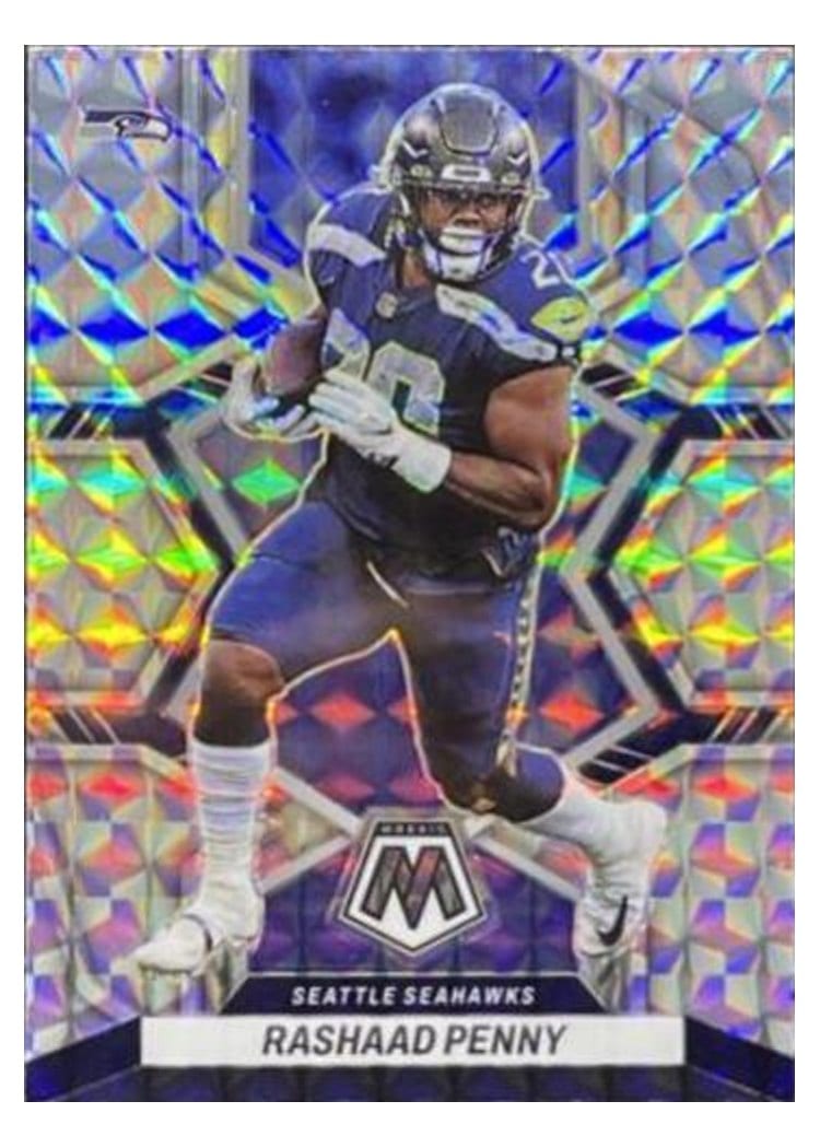 2022 Panini Mosaic Base Set Rashaad Penny Mosaic #172 card