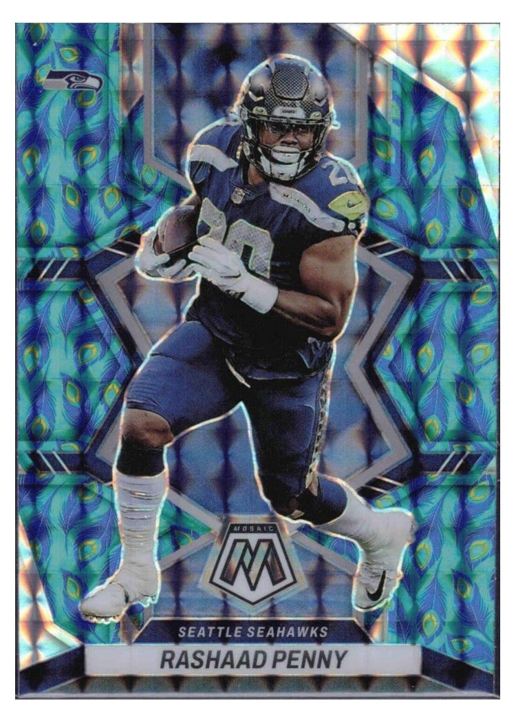 2022 Panini Mosaic Base Set Rashaad Penny #172 card