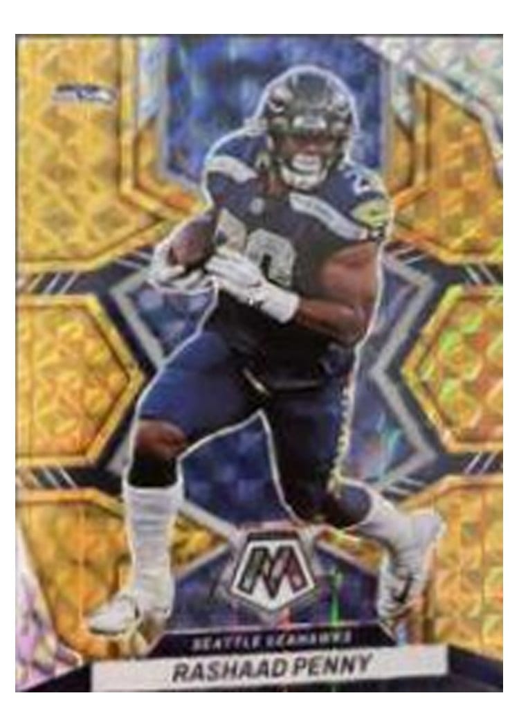 2022 Panini Mosaic Base Set Rashaad Penny #172 card