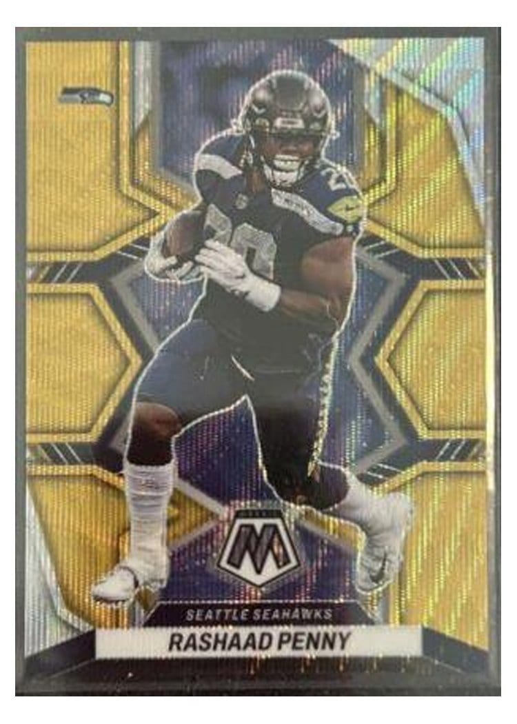 2022 Panini Mosaic Base Set Rashaad Penny #172 card