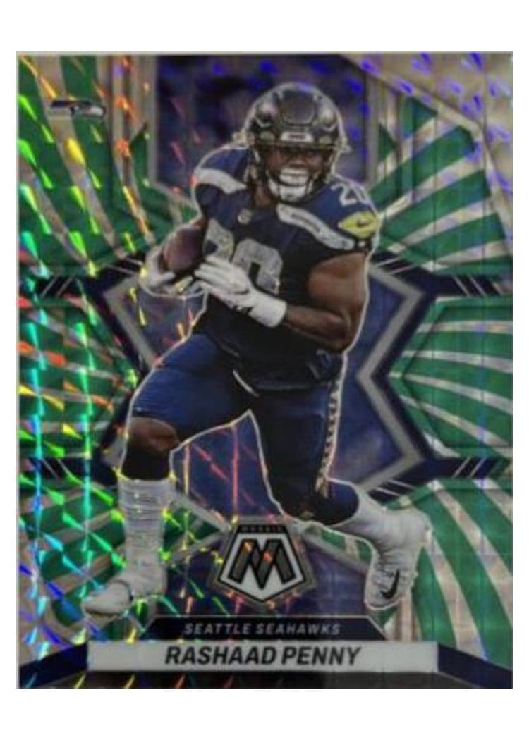 2022 Panini Mosaic Base Set Rashaad Penny #172 card