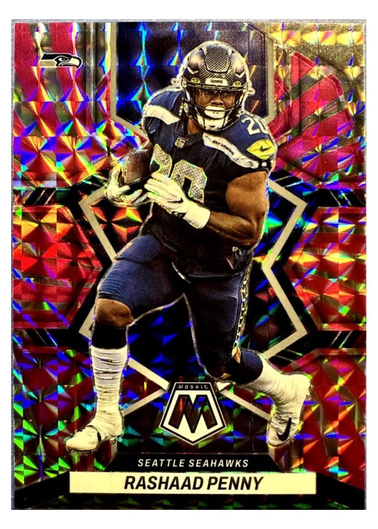 2022 Panini Mosaic Base Set Rashaad Penny #172 card