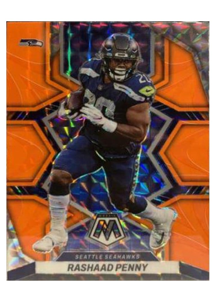 2022 Panini Mosaic Base Set Rashaad Penny #172 card