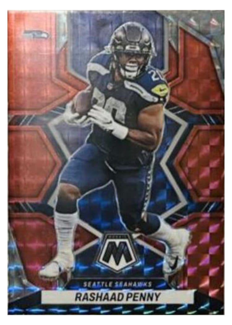 2022 Panini Mosaic Base Set Rashaad Penny #172 card