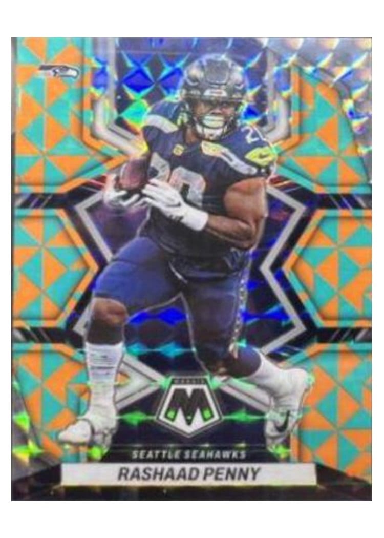 2022 Panini Mosaic Base Set Rashaad Penny #172 card