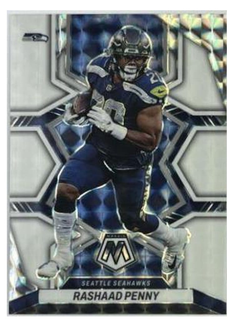 2022 Panini Mosaic Base Set Rashaad Penny #172 card