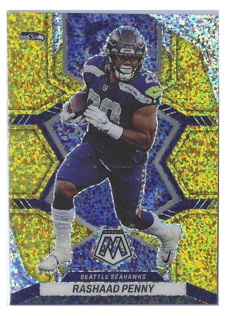 2022 Panini Mosaic Base Set Rashaad Penny #172 card