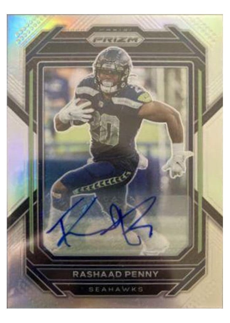 2022 Panini Prizm Base Set Rashaad Penny #255 card